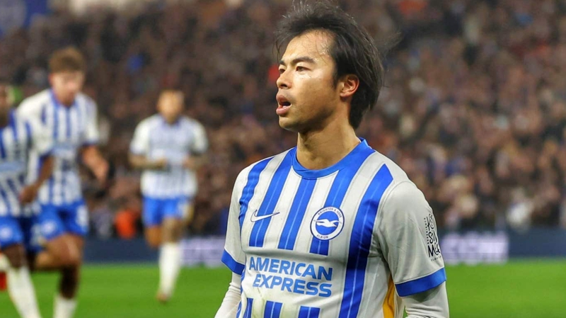 Kaoru Mitoma topped the player ratings for his goal scoring performance in Brighton 1-1 Bournemouth