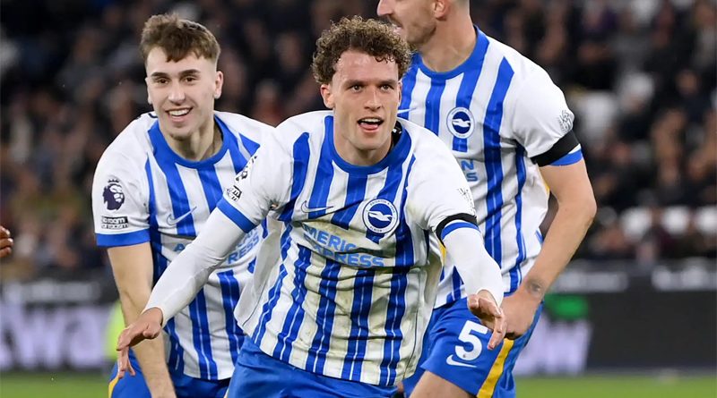 Mats Wieffer scored his first Brighton goal as the Albion drew 1-1 at West Ham