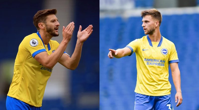 Adam Lallana and Joel Veltman were two of Brighton & Hove Albion's summer 2020 transfer window signings