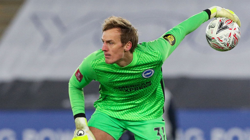 Christian Walton will leave Brighton when his contract expires this summer after eight years at the club