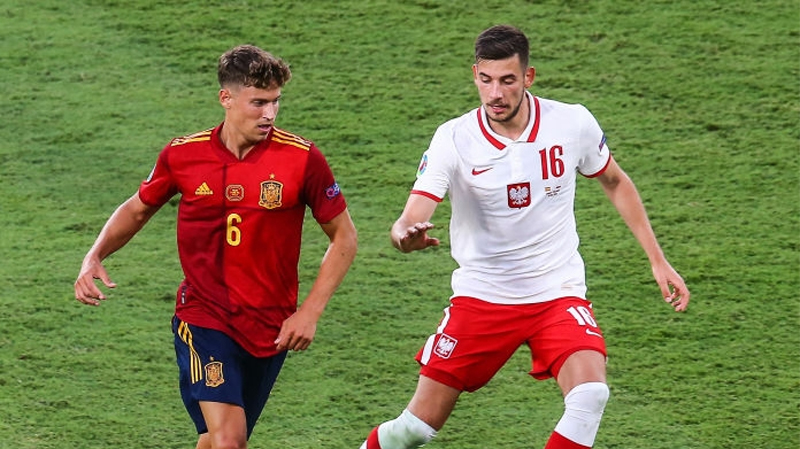 Jakub Moder helped Spain to a 1-1 draw against Spain at Euro 2020