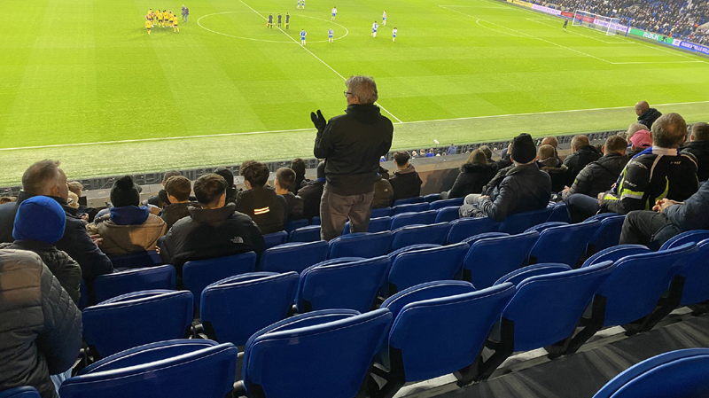 Brighton chief executive Paul Barber has described criticism of the club's season ticket sharing scheme as clickbait despite there being thousands of empty seats at the Amex every game this season