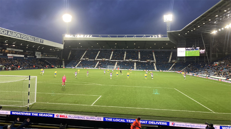 The Hawthorns was empty when Brighton made the trip to face West Brom in the third round of the FA Cup