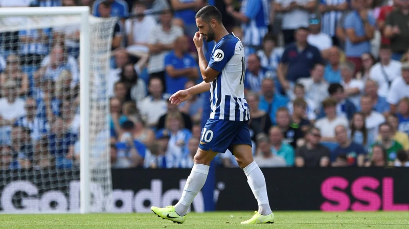 Florin Andone faces an uncertain Brighton future having not played for the Albion since 2019