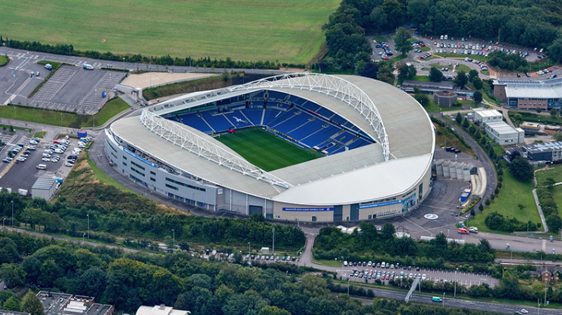 Brighton Stadium from above