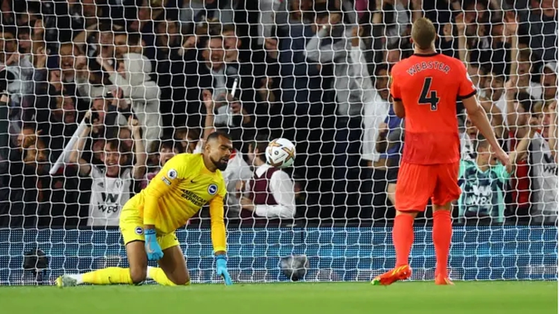 Brighton suffered their first Premier League defeat of the season away at Fulham