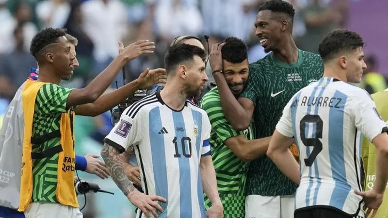 Alexis Mac Allister was an unused substitute as Saudi Arabia beat Argentina 2-1