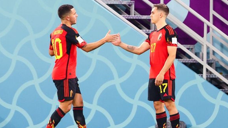 Leandro Trossard and Belgium are on the brink of World Cup elimination after losing 2-0 to Morocco