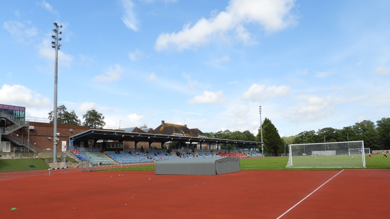 Withdean Stadium once home to Brighton is now used by Sussex non league club AFC Varndeanians