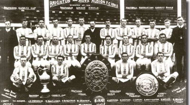 Brighton won the Charity Shield in 1910