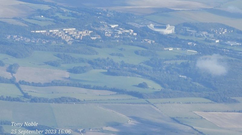 The Amex Stadium, Brighton seen from the air