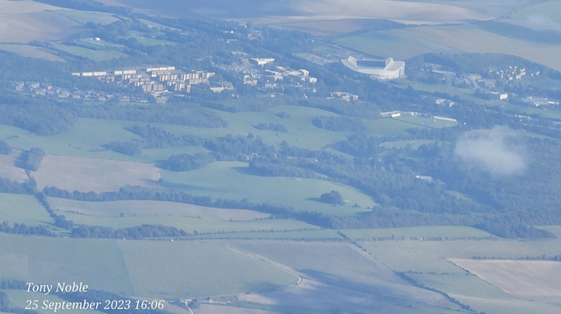 The Amex Stadium, Brighton seen from the air