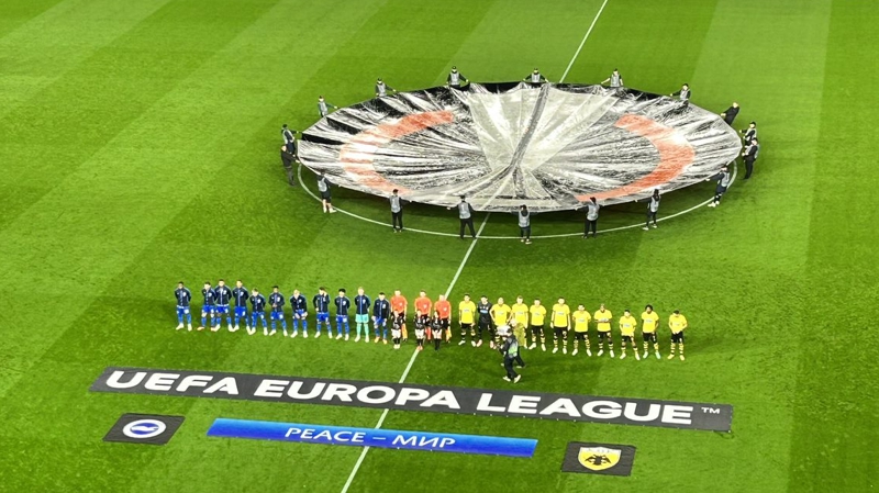 Brighton played their first ever Europa League game against AEK Athens