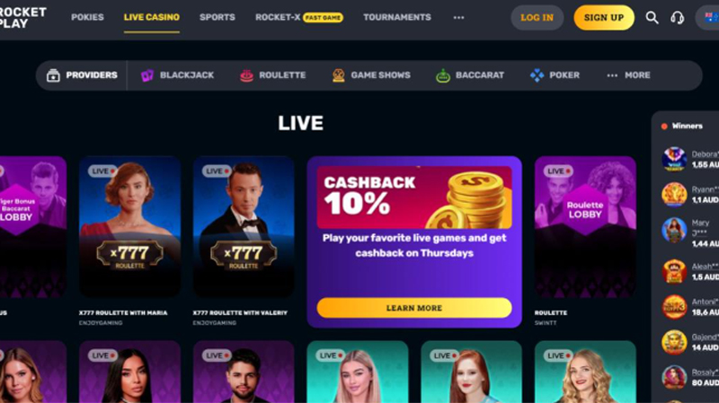 Live Dealer Online Casino