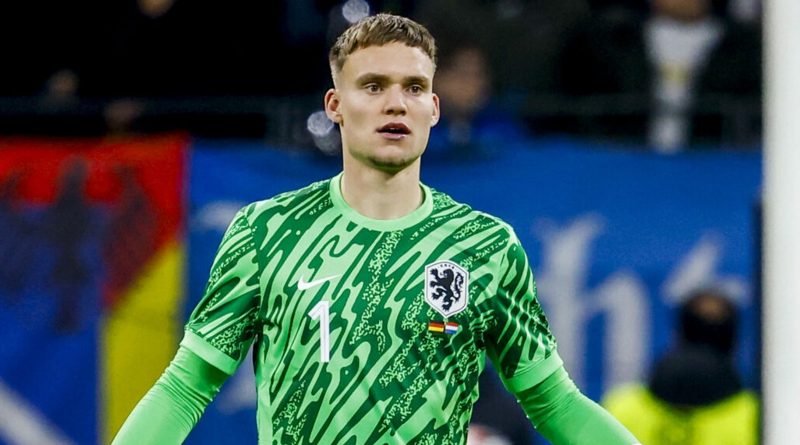 Brighton goalkeeper Bart Verbruggen was one of the best Netherlands players at Euro 2024