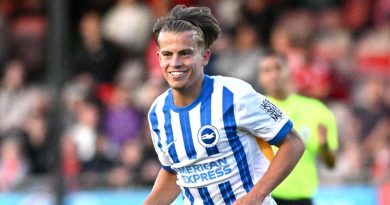 Cameron Peupion scored a hat-trick for Brighton Under 21s against Reading