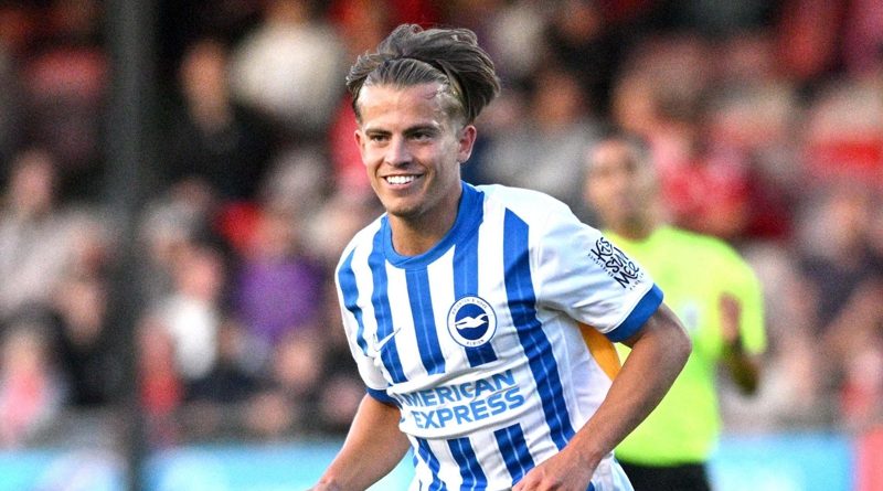 Cameron Peupion scored a hat-trick for Brighton Under 21s against Reading