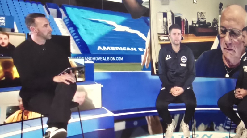 Brighton held an online question and answer session for fans with Fabian Hurzeler and Dario Vidosic